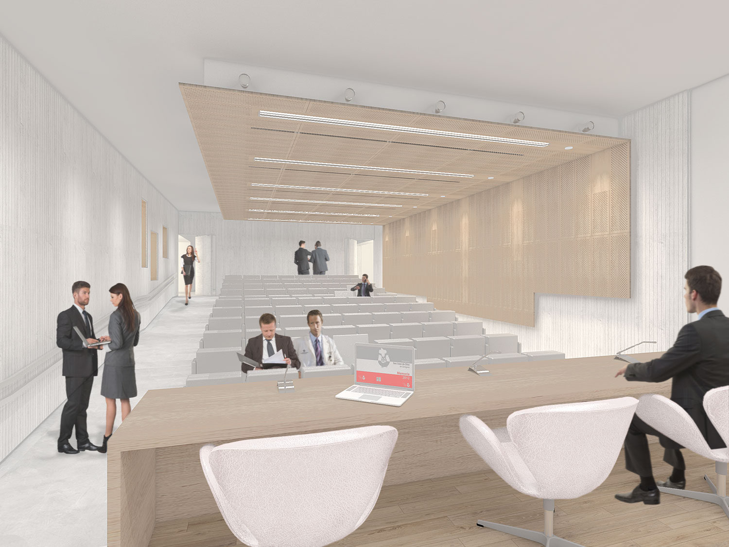 SALÓN DE ACTOS HSJD - Perez + Usabiaga Arquitectura